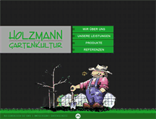 Tablet Screenshot of holzmann-galabau.de